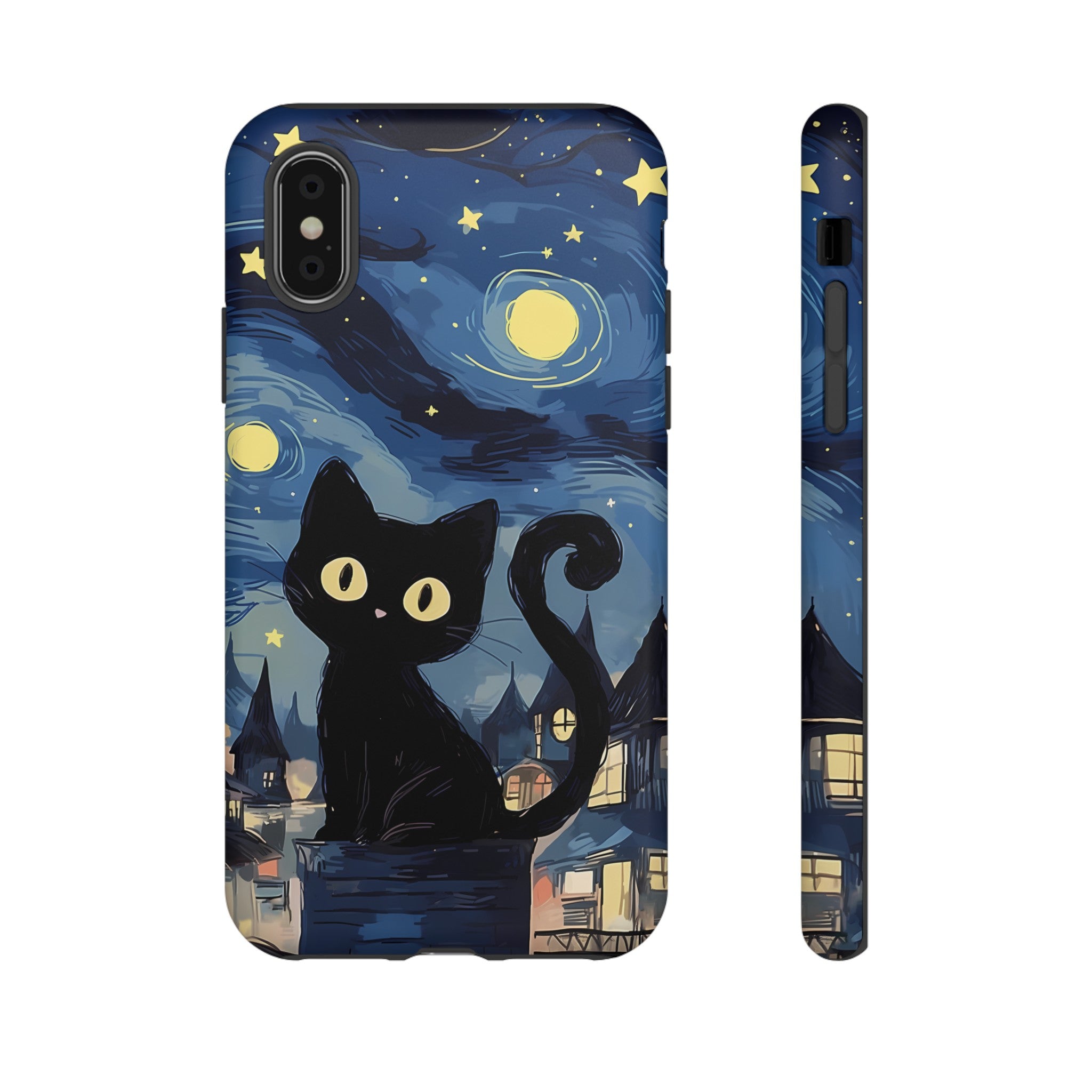 Cat Starry Night