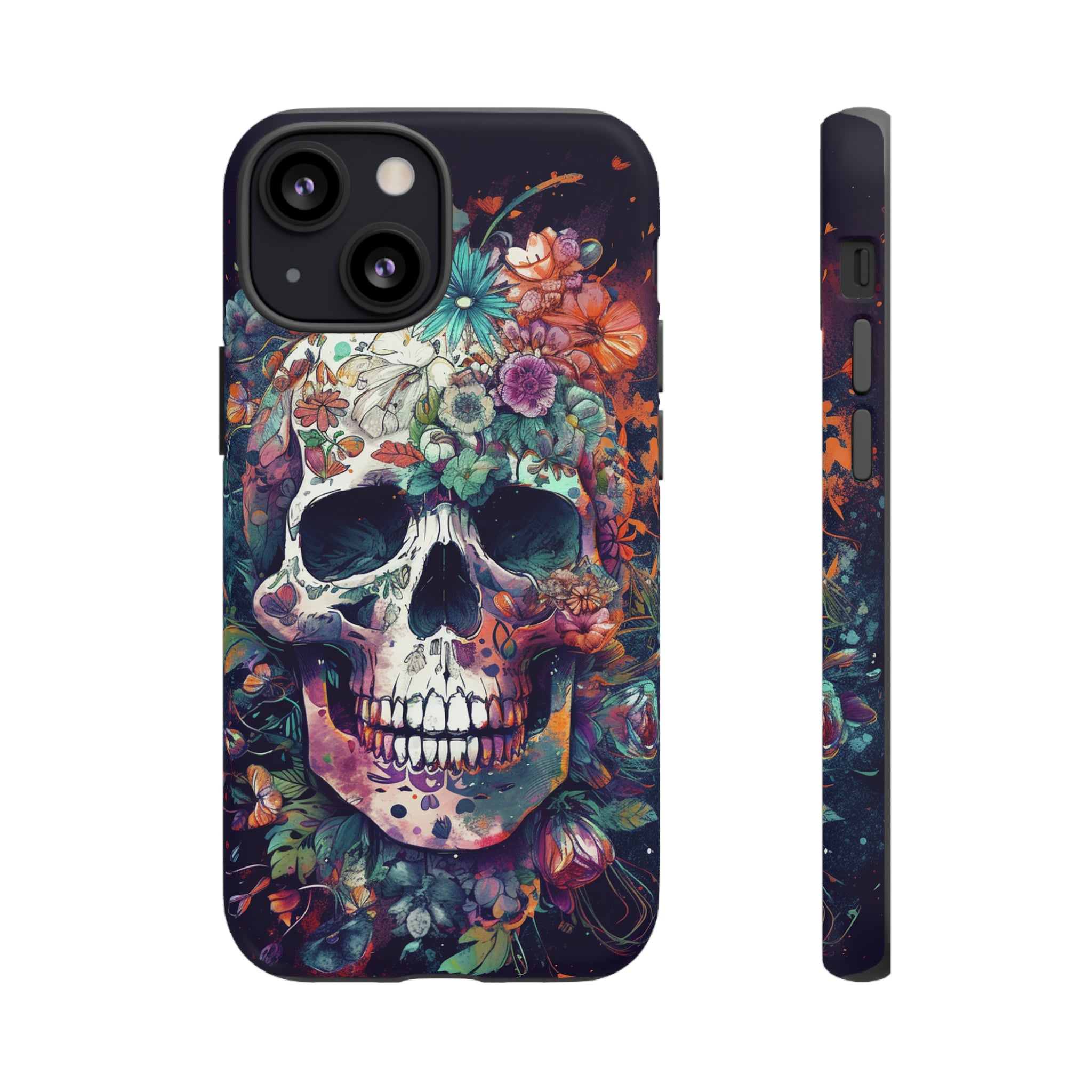 Floral Skull Phone Case