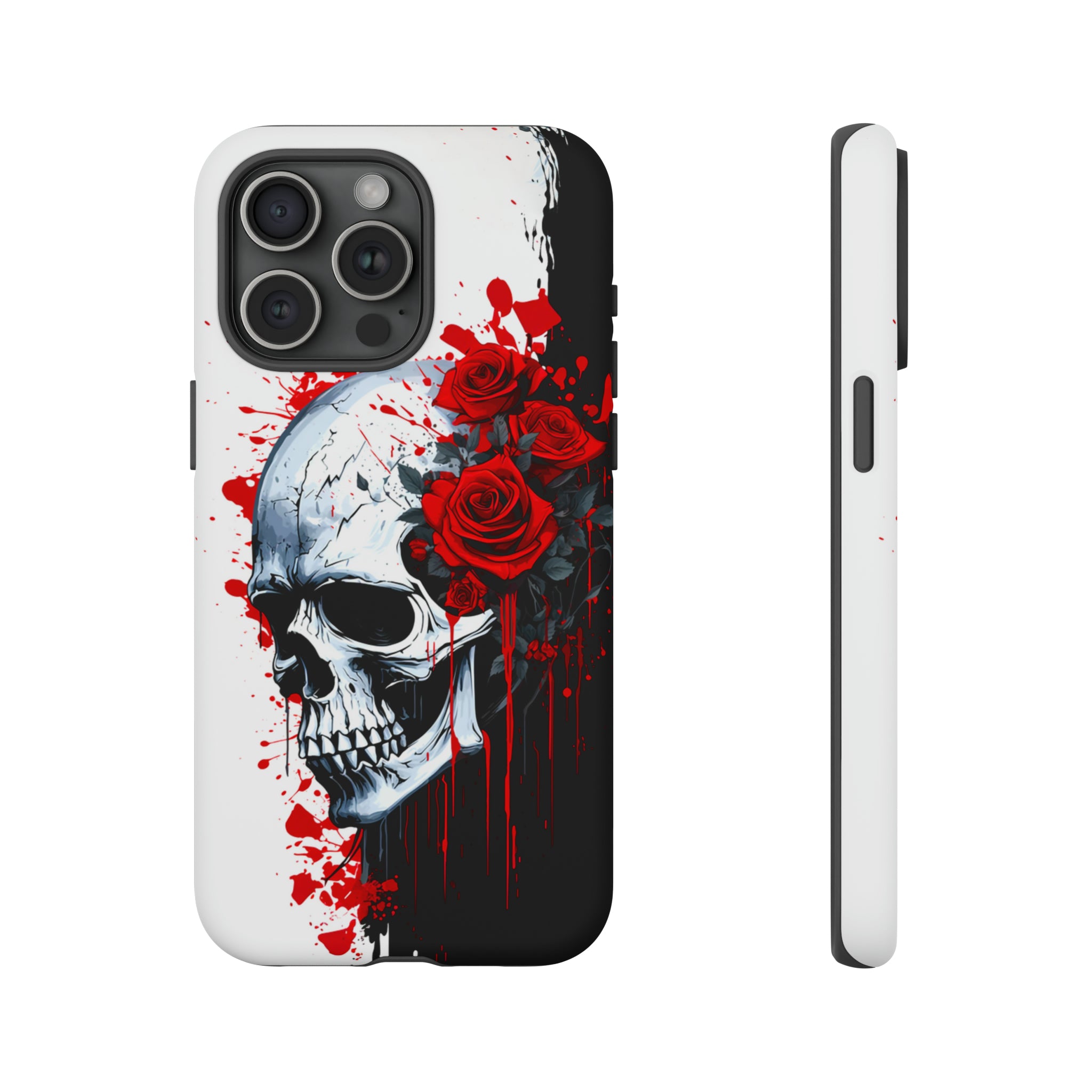 Rose Skull Phone Case