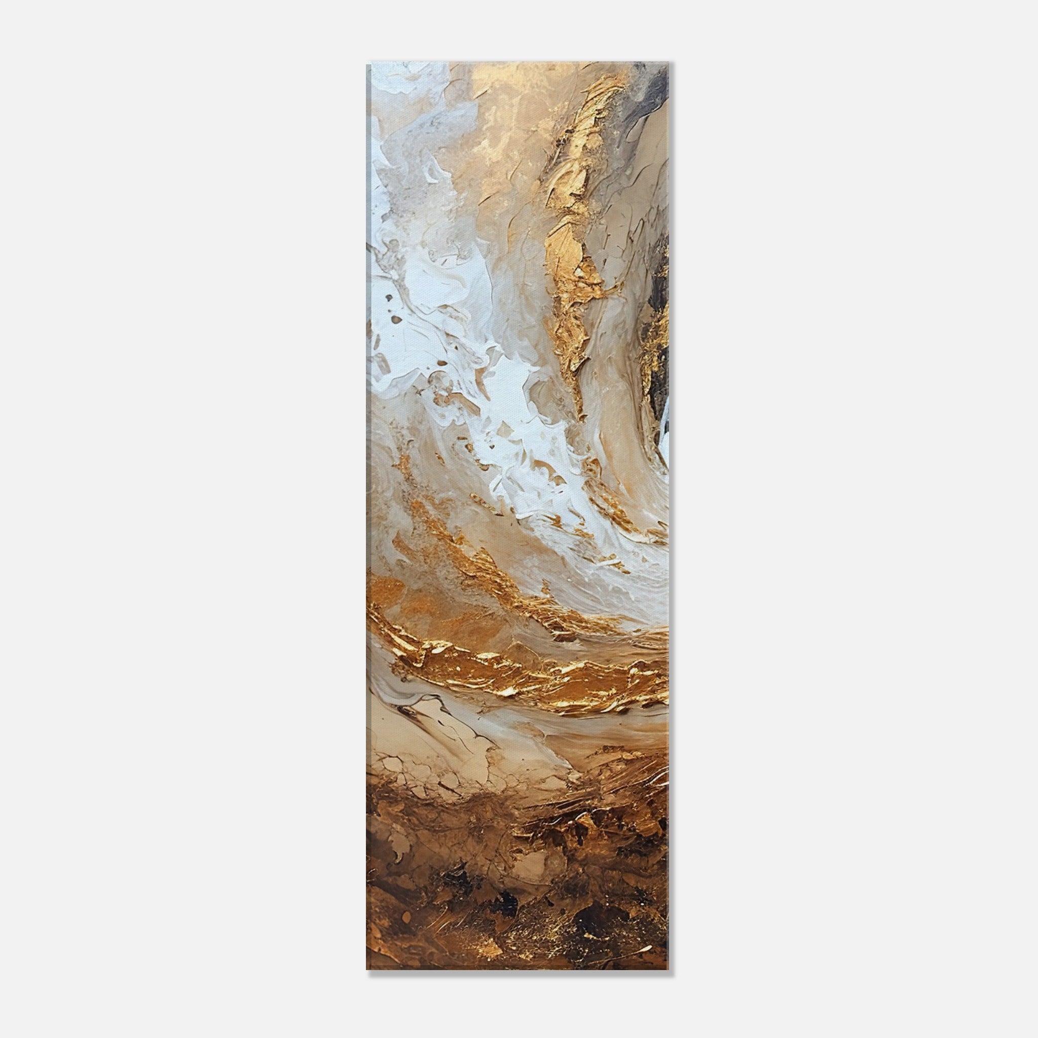 Golden Vortex Canvas - Ascent