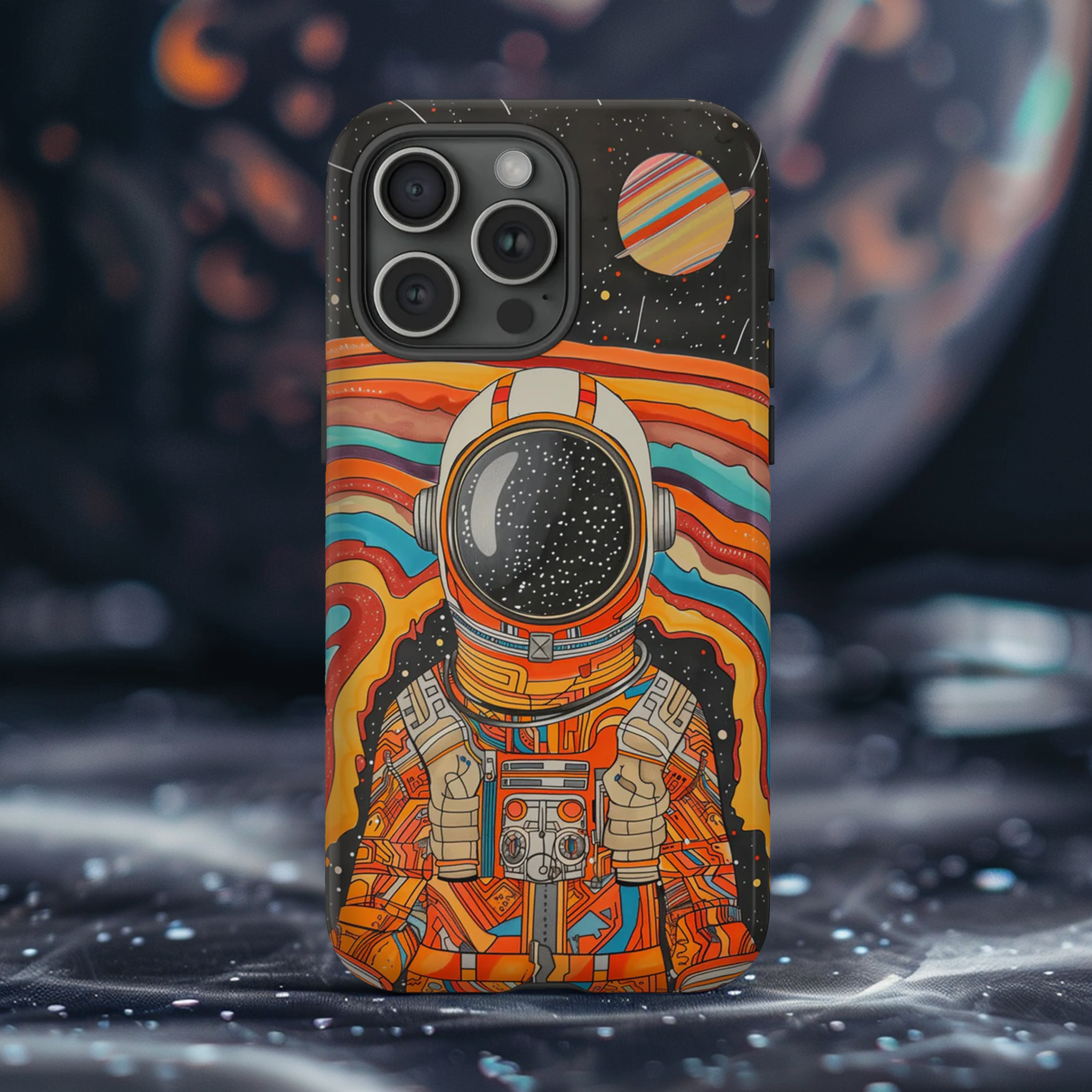 Psychedelic Astronaut Phone Case