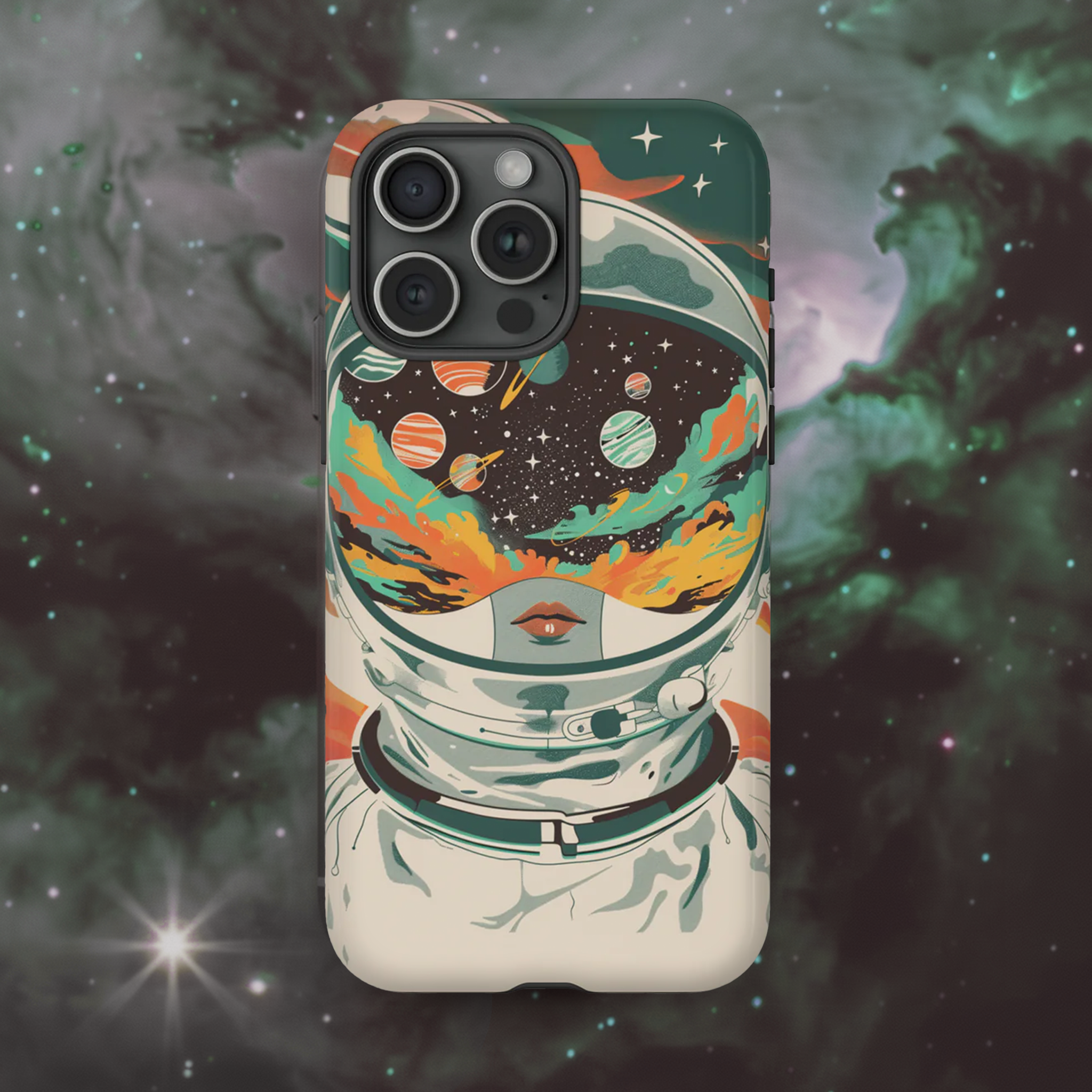 Retro Astronaut Phone Case