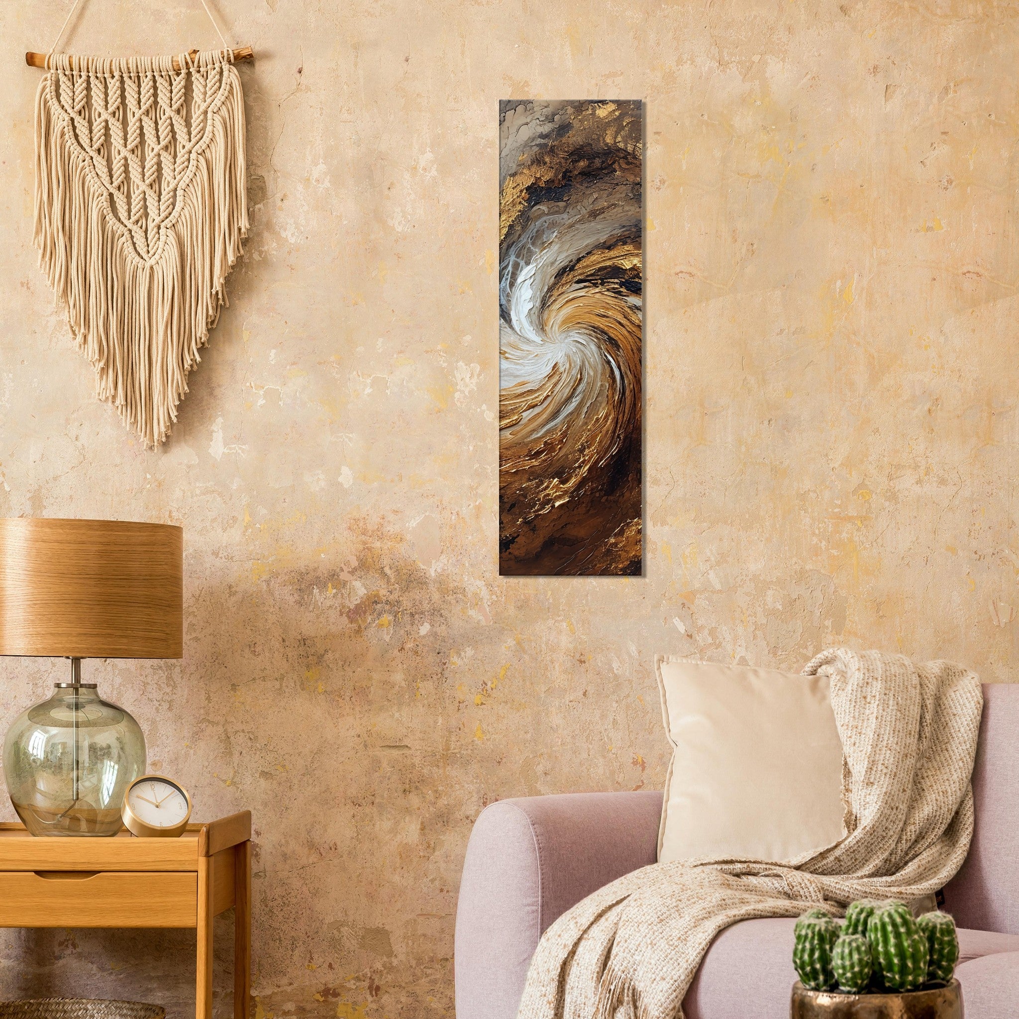 Golden Vortex Canvas - Zenith