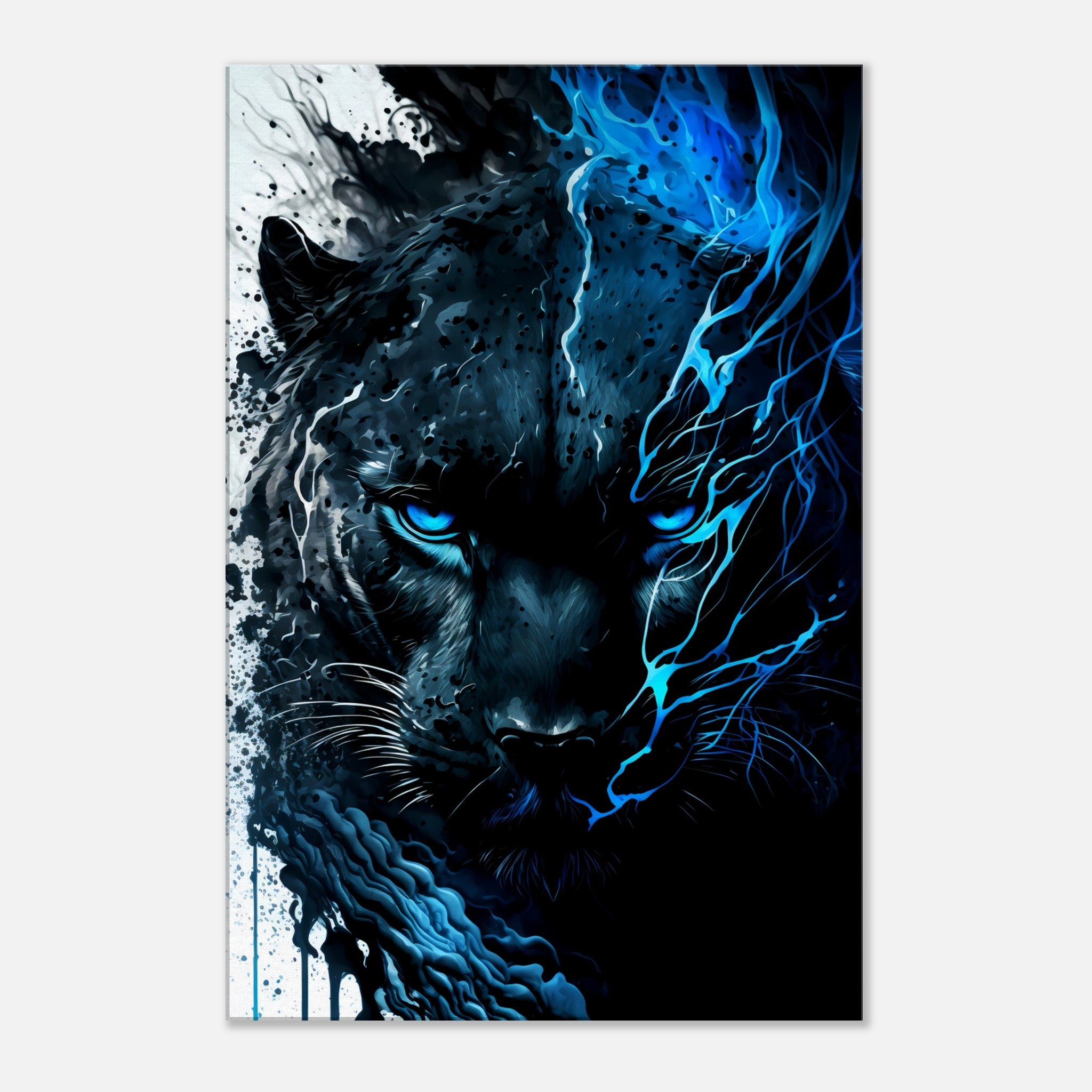 Panther Canvas - Sapphire Essence